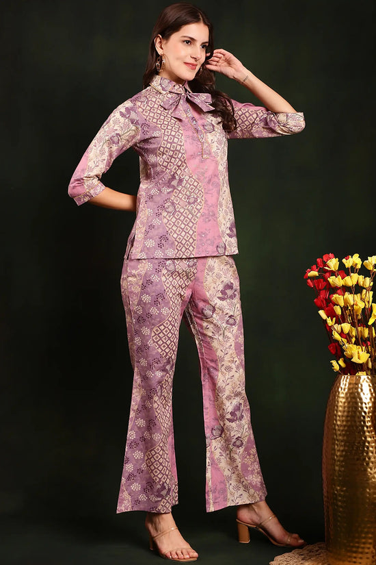 Floral Printed Co-ord Set with Tunic &  Palazzos