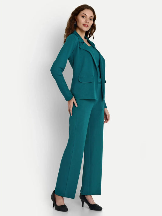 Top Pant Co-ords Set with Blazer