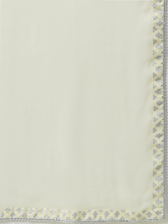 Women Printed Kurta with Palazzos & Dupatta