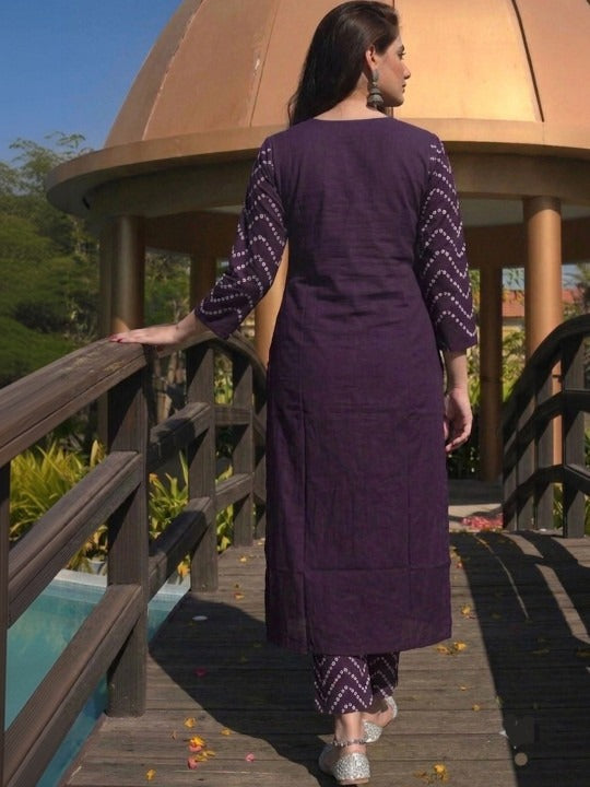 Women Bandhani Printed Kurta