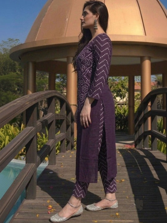 Women Bandhani Printed Kurta